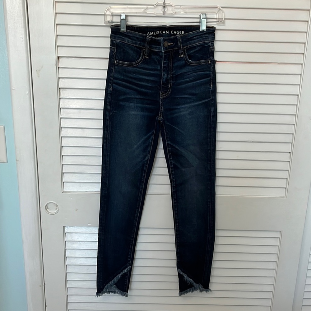 American Eagle Next level stretch Jeans with ankle detail